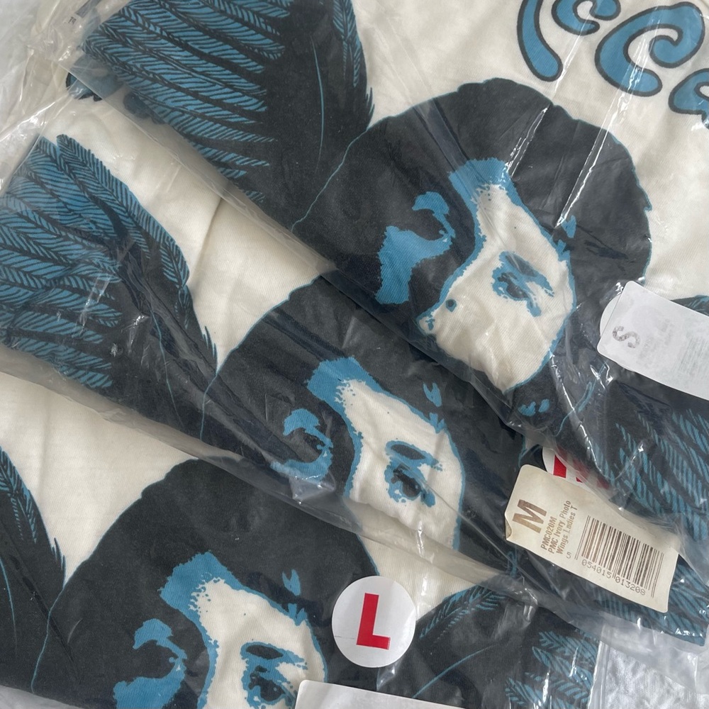 Paul McCartney & Wings Rare Cropped Poncho Style Tee Shirt - Picture 7 of 8